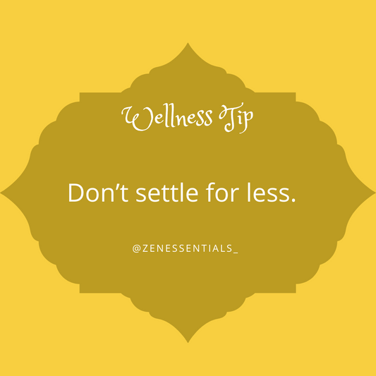 Don't settle for less.