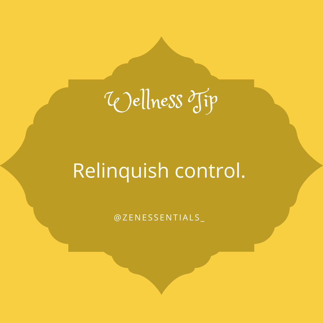 Relinquish control.