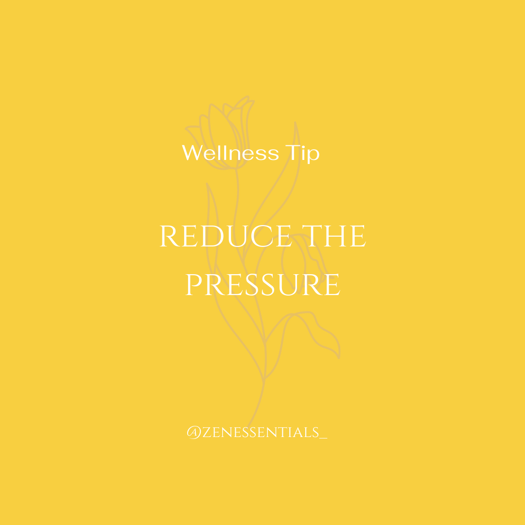 Reduce the pressure.