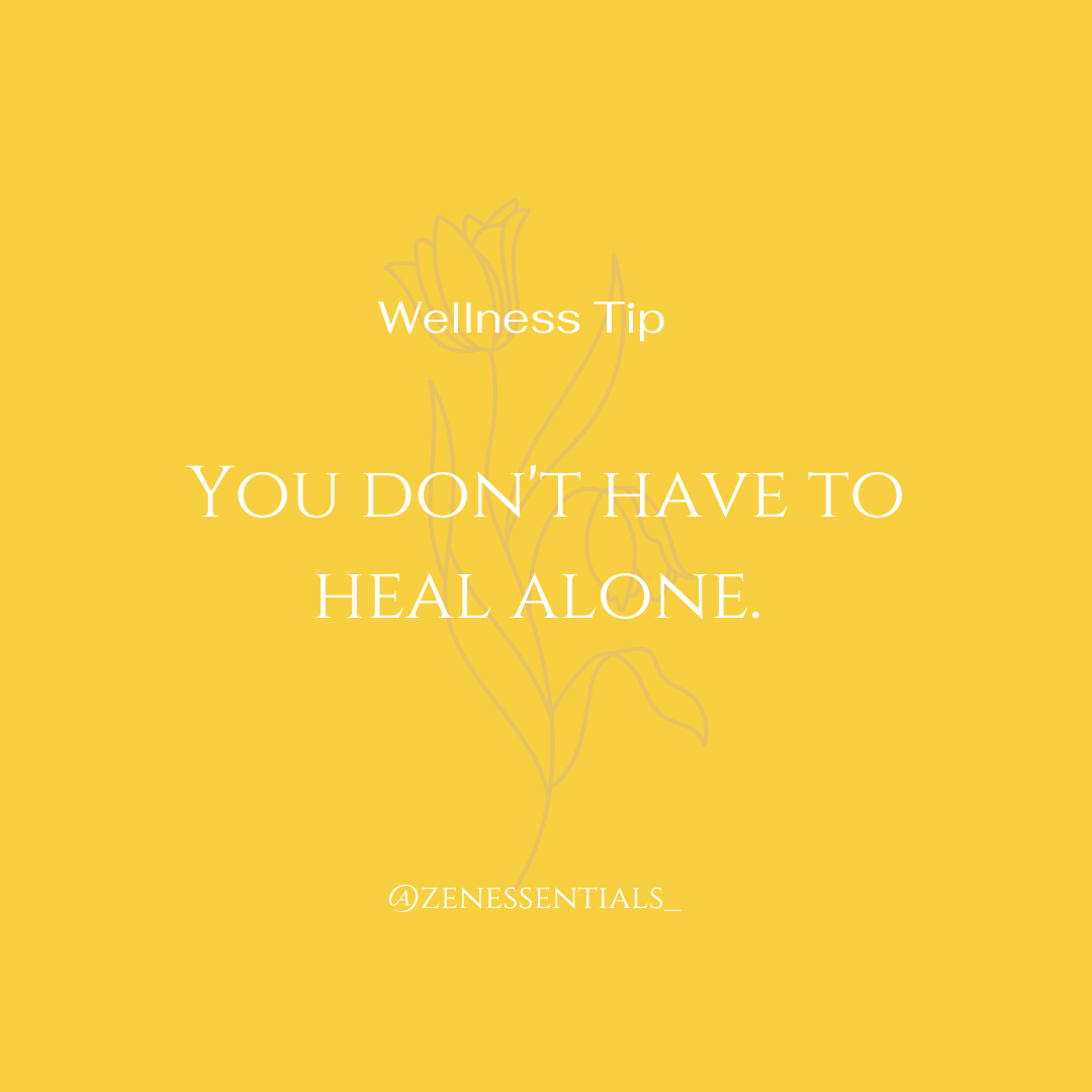 You don't have to heal alone.