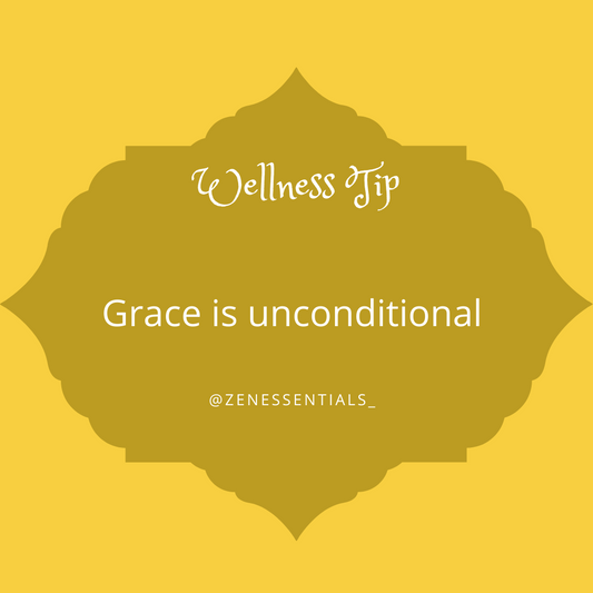 Grace is unconditional.